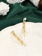 Sphere&Style Golden Tassel Earrings