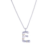 Sphere&Style Two Tone Alphabet Necklace